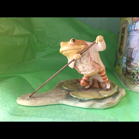 *Rare* Beatrix Potter Jeremy Fisher Figurine - Picture 1 of 10